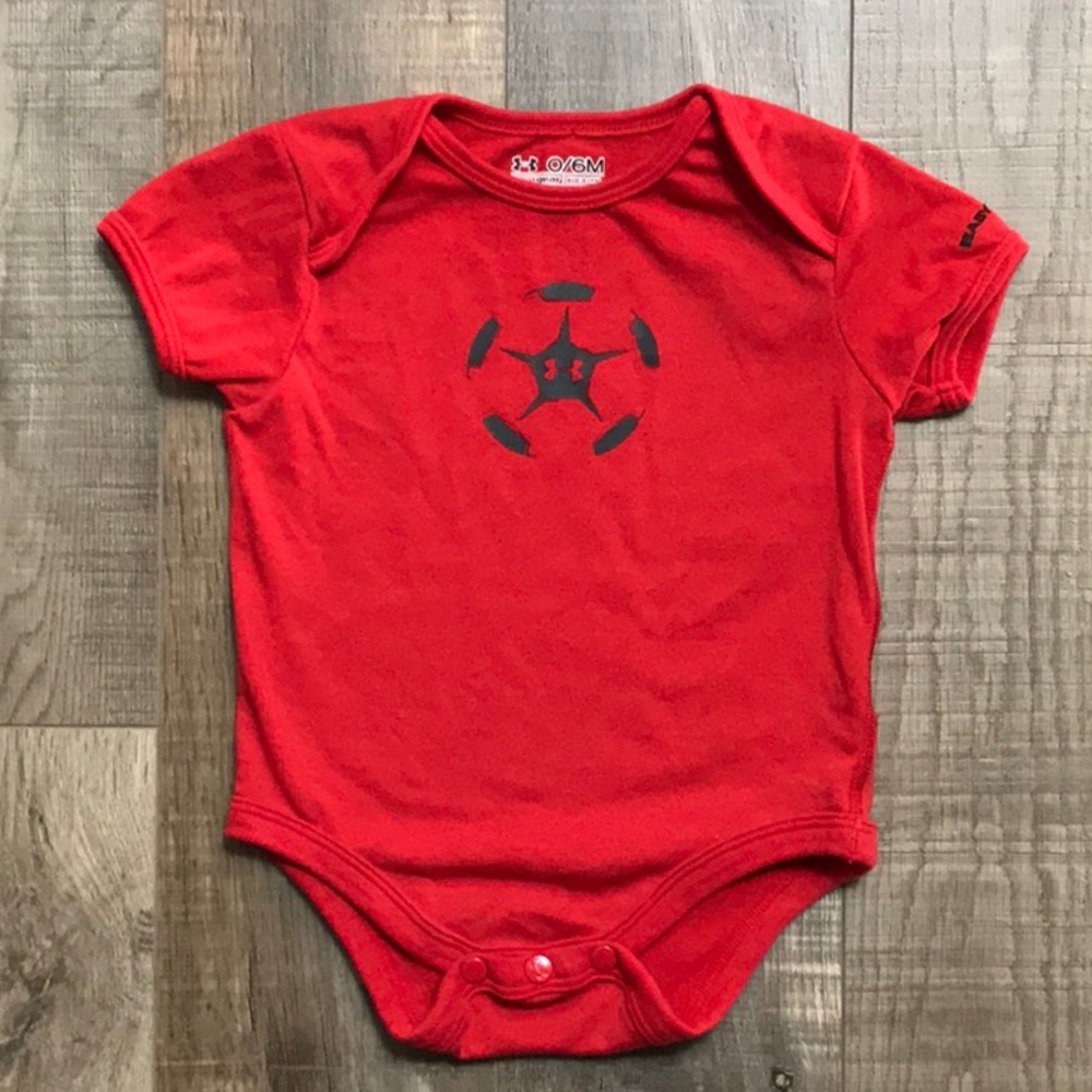 Red Under Armour Onesie